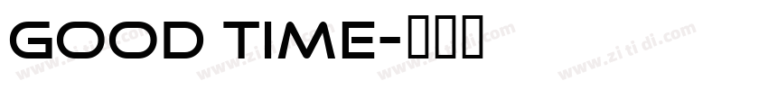good time字体转换